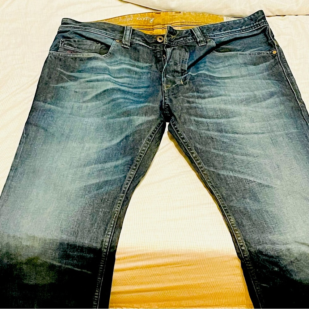 DIESEL denim jeans 33w x 30l, regular slim straight fit, NWOT